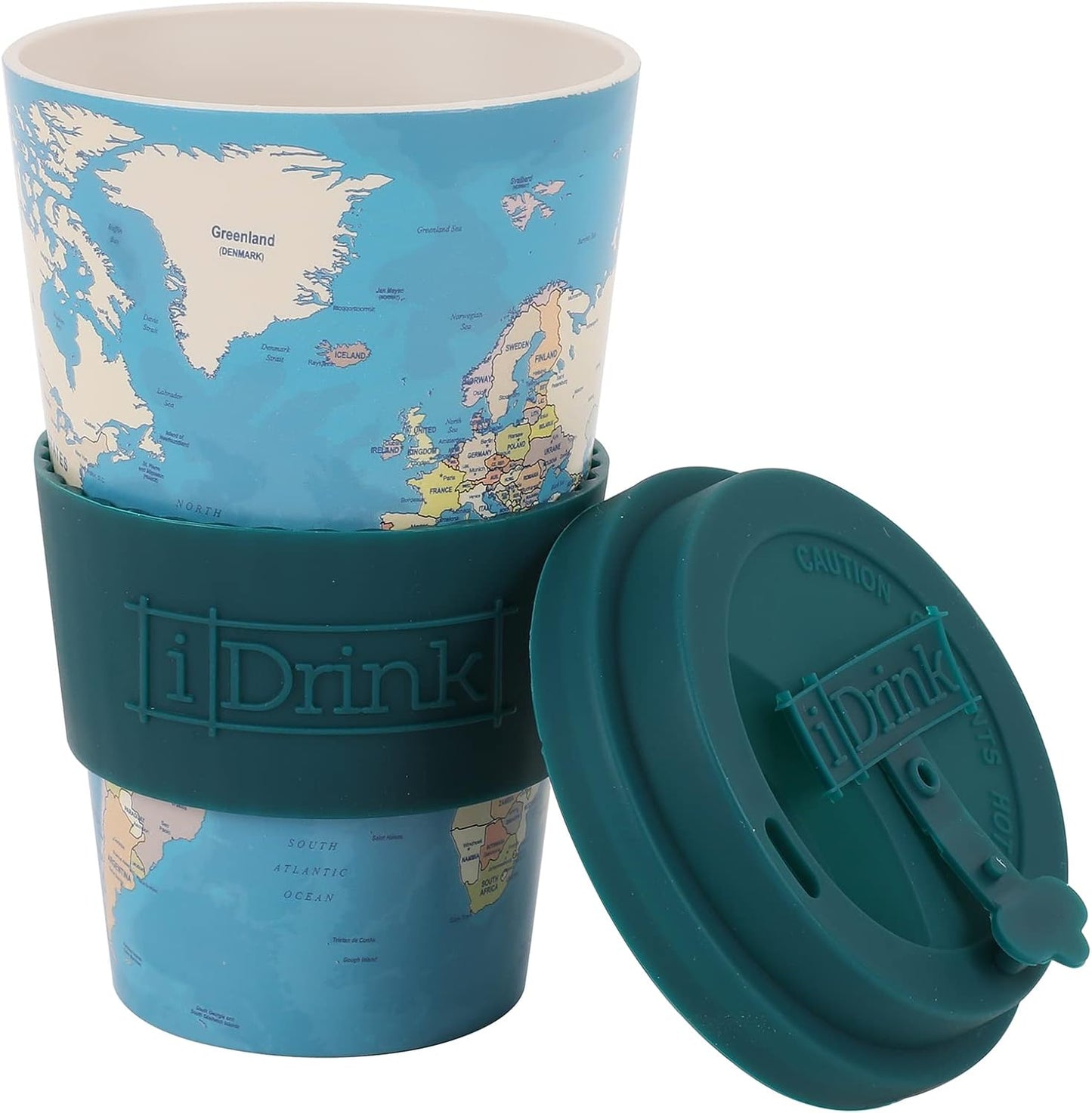 Tazza in RPET I-drink BLUE MAP 435ml