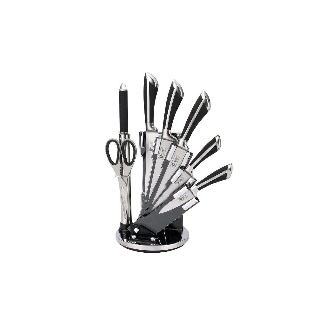 Set di 8 coltelli in acciaio inox