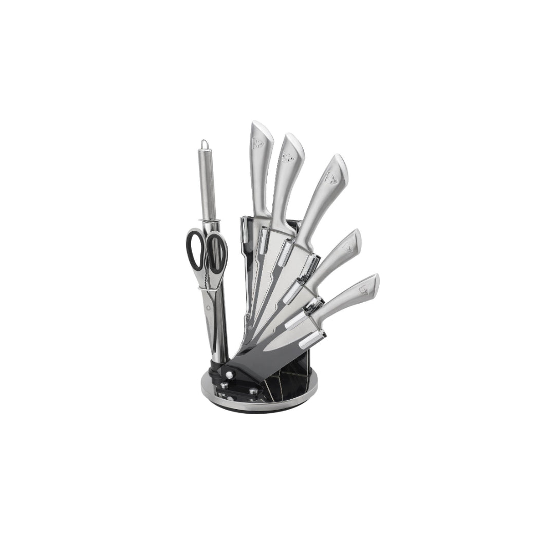 Set di 8 coltelli in acciaio inox