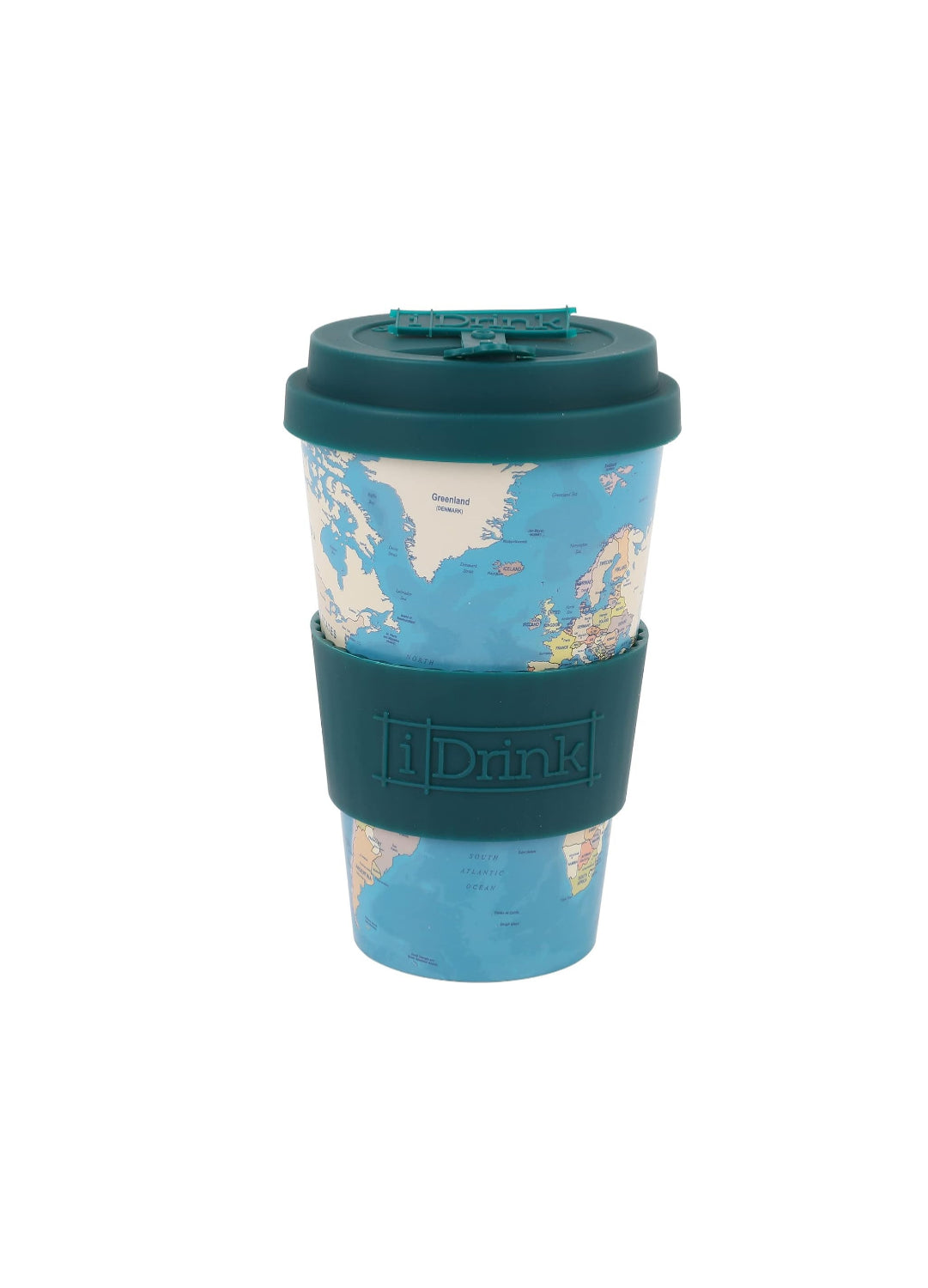 Tazza in RPET I-drink BLUE MAP 435ml