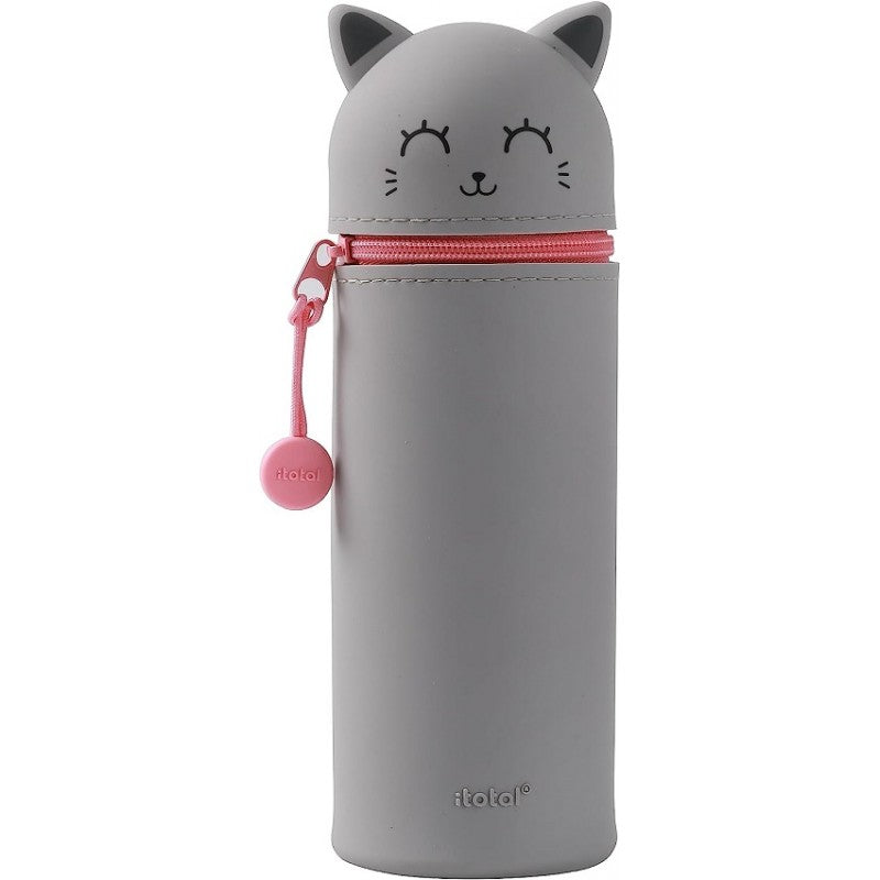 Astuccio in Silicone allungabile con forma sagomata Grey Cat